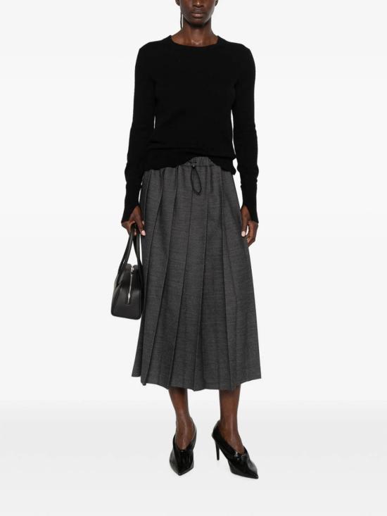 26FW 파비아나 필리피 미디 스커트 GND216F345D985VR2 GREY - FABIANA FILIPPI