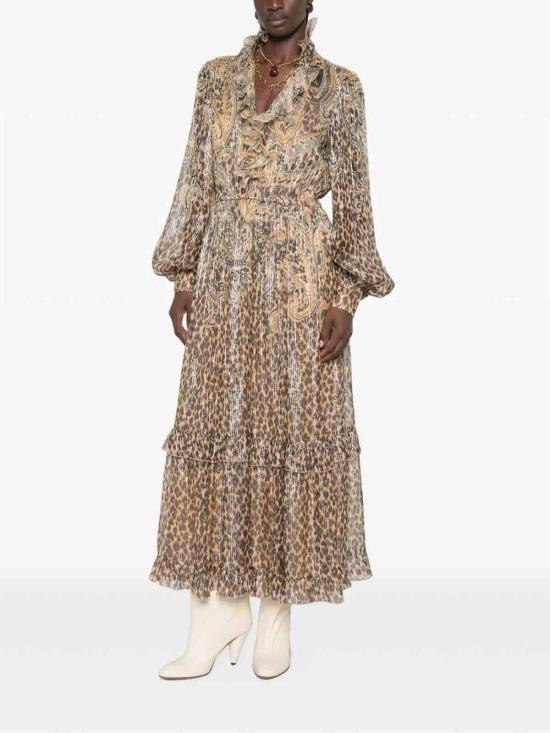 26FW 에트로 원피스 99SPA1BWRHA0658X0823 BROWN - ETRO