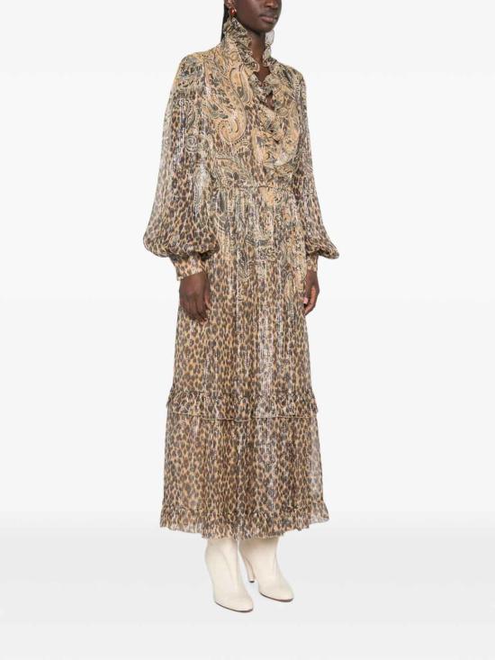 26FW 에트로 원피스 99SPA1BWRHA0658X0823 BROWN - ETRO