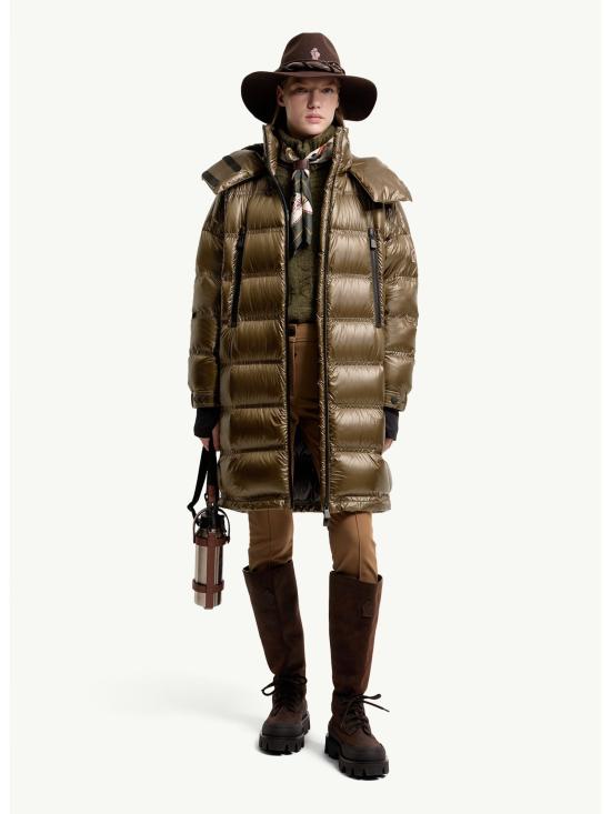 26FW 몽클레어 그레노블 로셀레르 후드 롱 다운 자켓 L20981C000045981E 833 VERDE - MONCLER