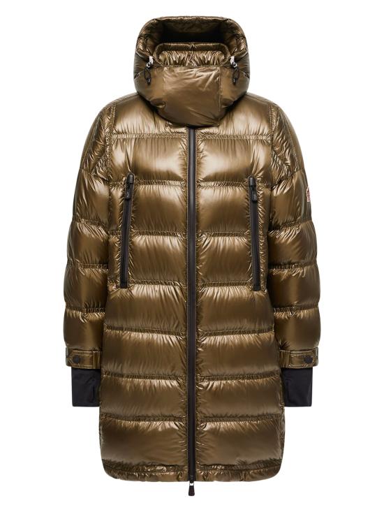 26FW 몽클레어 그레노블 로셀레르 후드 롱 다운 자켓 L20981C000045981E 833 VERDE