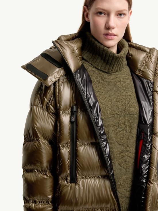 26FW 몽클레어 그레노블 로셀레르 후드 롱 다운 자켓 L20981C000045981E 833 VERDE - MONCLER