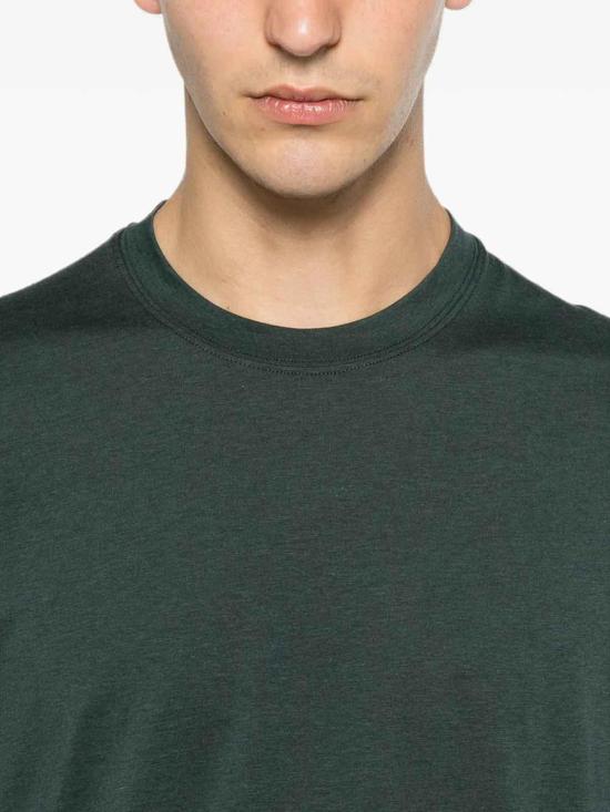 26FW 톰포드 리오셀 코튼 크루넥 티셔츠 JMT012JCS004GBP GREEN - TOMFORD