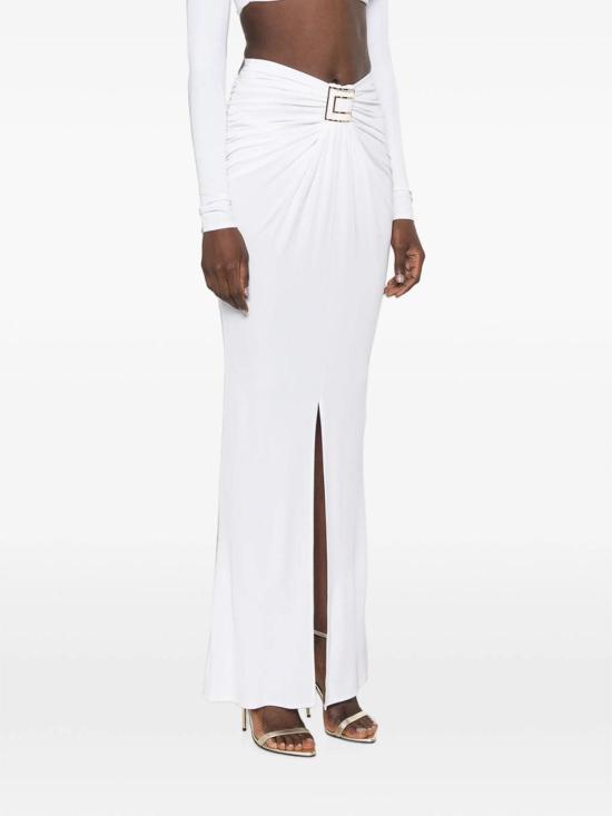 26FW 엘리자베타프랜치 미디 스커트 GO25167E2360 WHITE - ELISABETTA FRANCHI