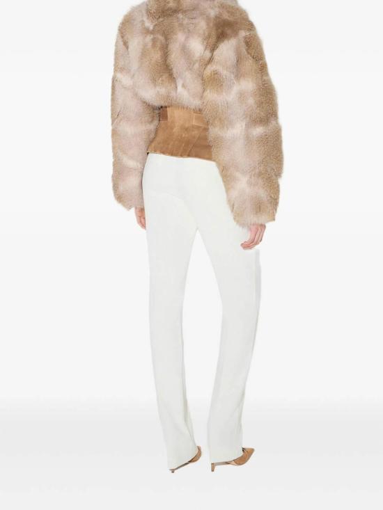26FW 엘리자베타프랜치 무스탕 GB02A66E2AI6 BROWN - ELISABETTA FRANCHI