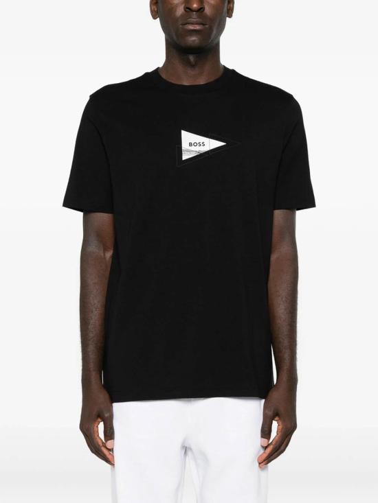 26FW 휴고보스 반팔 티셔츠 50564740001 BLACK - HUGO BOSS