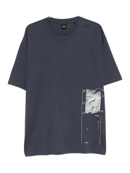 26FW 휴고보스 반팔 티셔츠 50566607406 BLUE