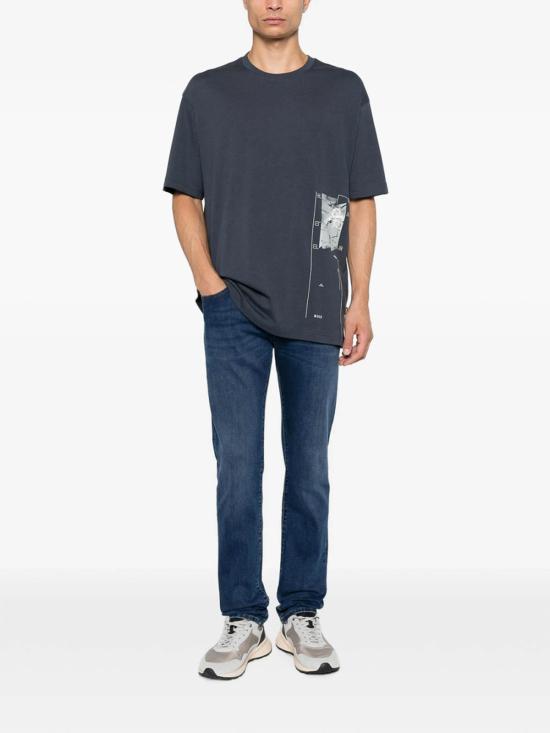 26FW 휴고보스 반팔 티셔츠 50566607406 BLUE - HUGO BOSS