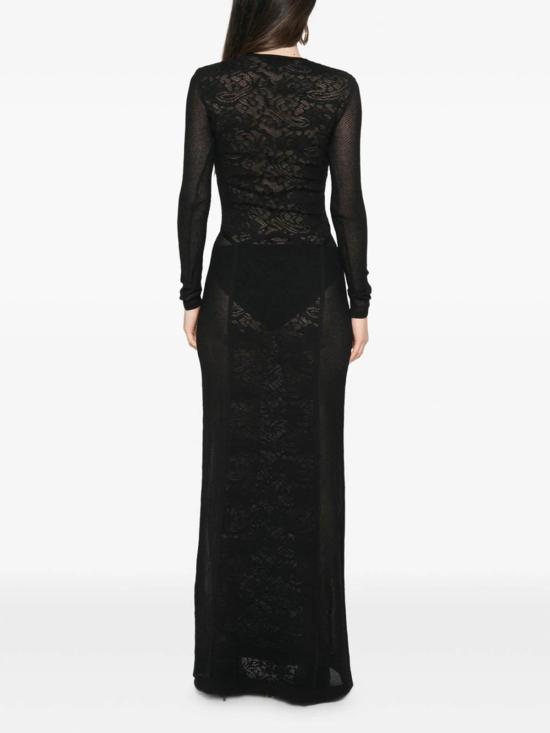 26FW 엘리자베타프랜치 롱 원피스 AM29Q66E2110 BLACK - ELISABETTA FRANCHI