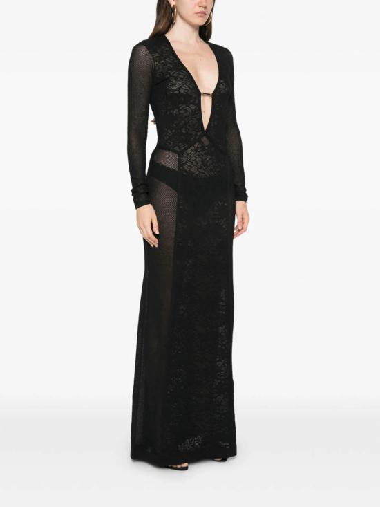 26FW 엘리자베타프랜치 롱 원피스 AM29Q66E2110 BLACK - ELISABETTA FRANCHI