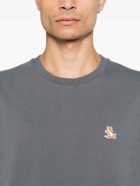 26FW 메종키츠네 반팔 티셔츠 MRMJT37KJ7025STGRE GREY - MAISON KITSUNE