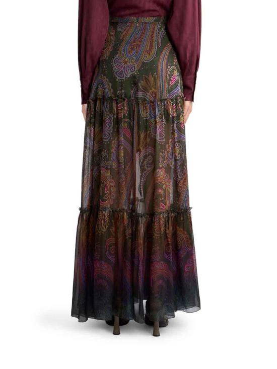 26FW 에트로 롱 스커트 WRFA021699SP11HX0893 GREEN - ETRO