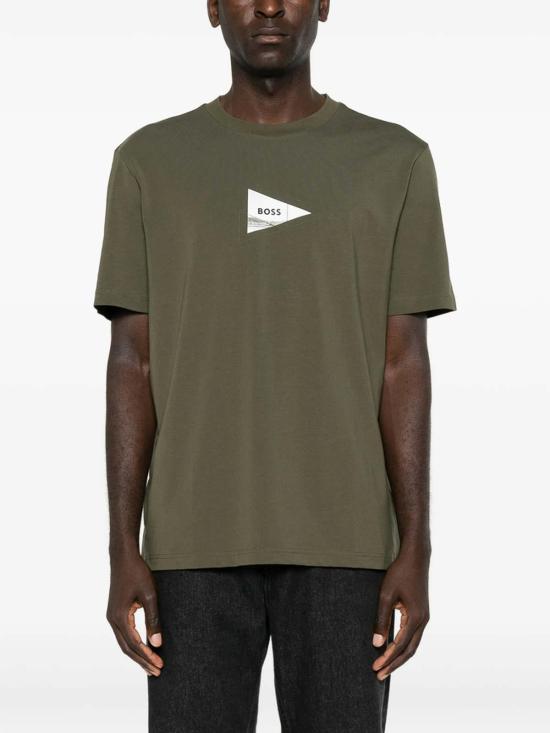 26FW 휴고보스 반팔 티셔츠 50564740398 GREEN - HUGO BOSS