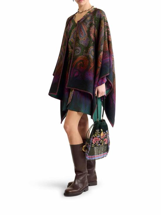 26FW 에트로 미디 스커트 WRBD0029AK14OX0893 GREEN - ETRO