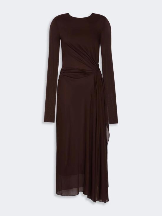 26FW 막스마라 미디 원피스 2621626014600 002 MARRONE