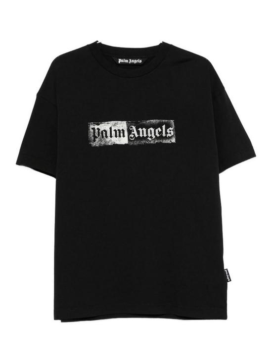 26FW 팜앤젤스 반팔 티셔츠 PAMAA001JR0051003 BLACK