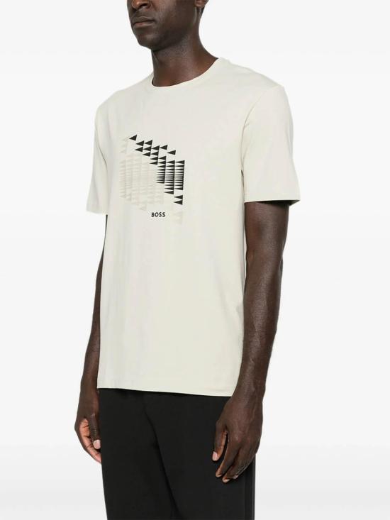 26FW 휴고보스 반팔 티셔츠 50566853272 BEIGE - HUGO BOSS