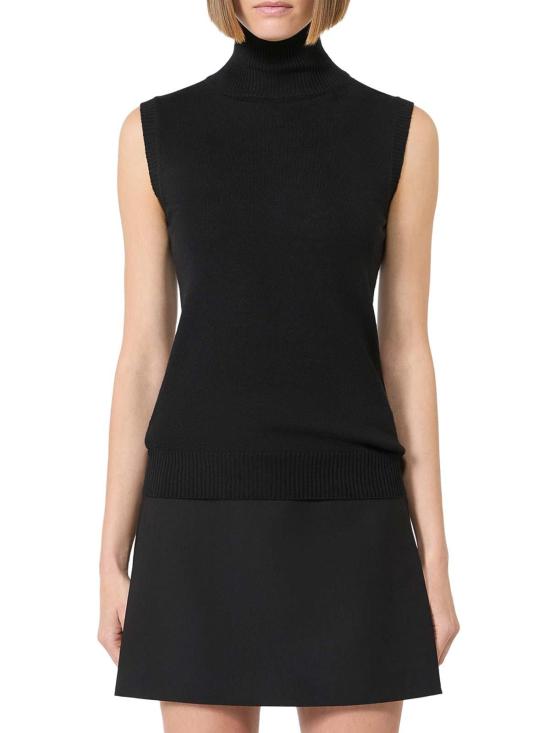 26FW 스포트막스 민소매 티셔츠 26223660116E15 BLACK - SPORTMAX