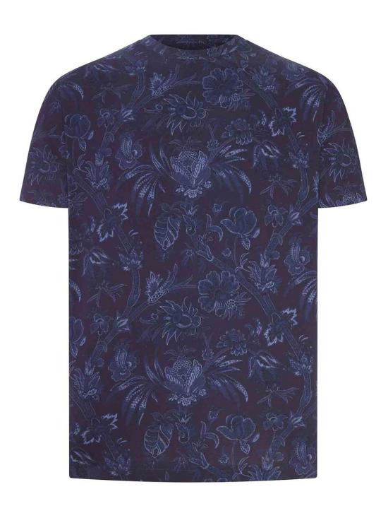26FW 에트로 반팔 티셔츠 MRMA0002AK145X0883 BLUE