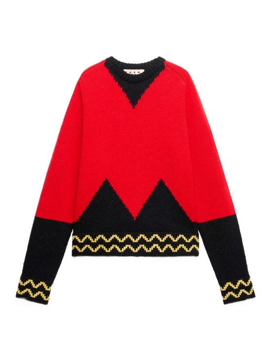 26FW 마르니 스웨터 UFH100GCMG0501Q0INR66 RED
