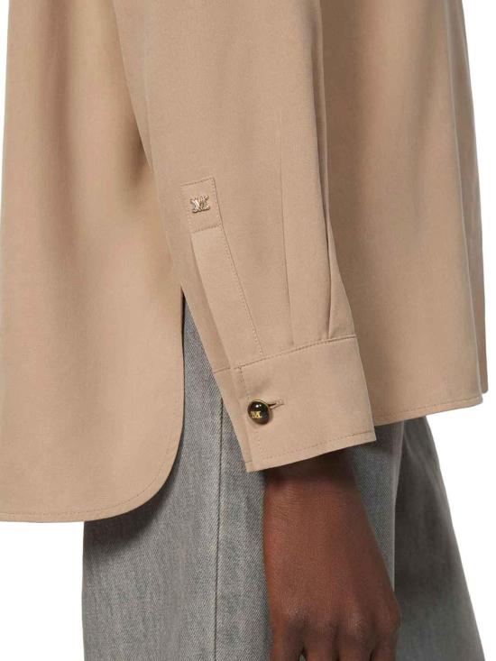 25FW 막스마라 시아마세 실크 셔츠 261111115160001E15 BROWN - MAX MARA
