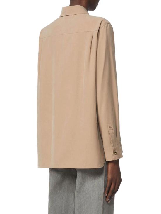 25FW 막스마라 시아마세 실크 셔츠 261111115160001E15 BROWN - MAX MARA