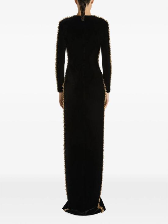 26FW 발망 미디 스커트 DR0000000075EAD BLACK - BALMAIN