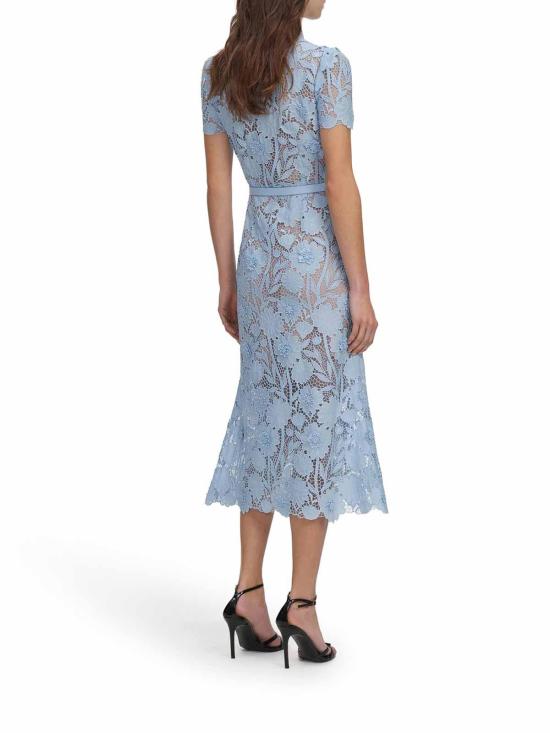 26FW 셀프 포트레이트 미디 스커트 PF26111M BLUE - SELF PORTRAIT