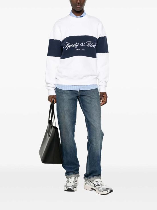 26FW 스포티앤리치 스웨터 ST098710329WHWDKNA WHITE - SPORTY & RICH