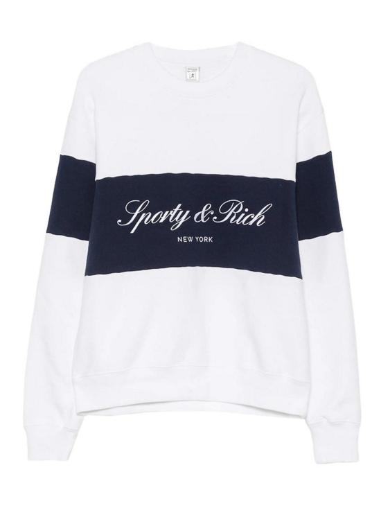 26FW 스포티앤리치 스웨터 ST098710329WHWDKNA WHITE