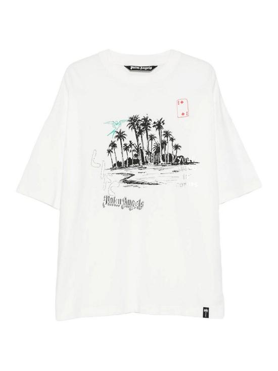 26FW 팜앤젤스 반팔 티셔츠 PAMAA003JR0020310 WHITE