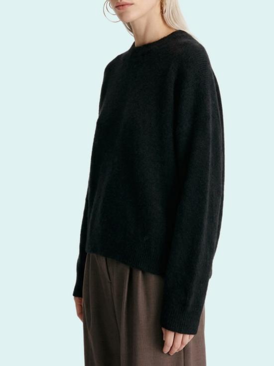 26FW 루루 드 세종 스웨터 TRISTAN BLACK - LOULOU DE SAISON