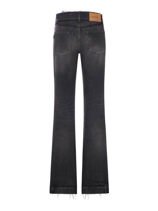26FW 하이쿠레 플레어 팬츠 HEW03374DF119L0938 BLACK - HAIKURE