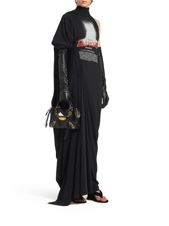 26FW 발렌시아가 미디 스커트 A001WDTUVX91000 BLACK - BALENCIAGA