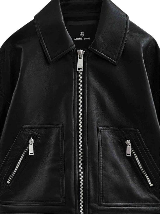 26FW 애니빙 가죽 자켓 A0112439BLK81 BLACK - ANINE BING