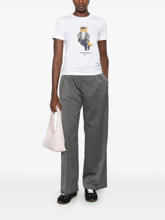 26FW 메종키츠네 반팔 티셔츠 MRWJT11KJ7026WHITE - MAISON KITSUNE