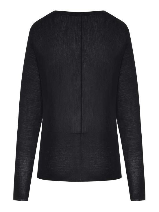 26FW 쉐르 탑 PUL1466LINANOI0126W BLACK - SOEUR
