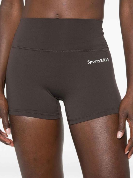 26FW 스포티앤리치 숏팬츠 SH058711300BRCIOCO BROWN - SPORTY & RICH