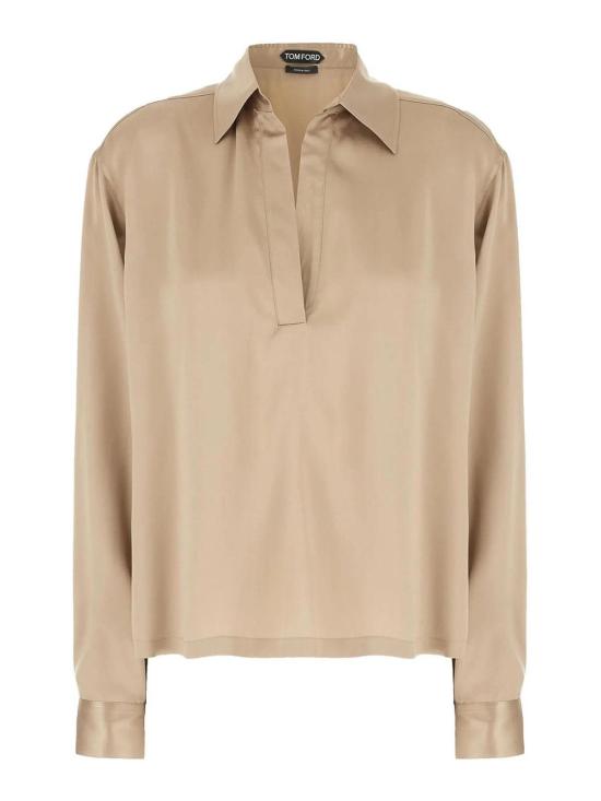 26FW 톰포드 폴로 티셔츠 TS2144FAX1720JBQ NUDE NEUTRALS