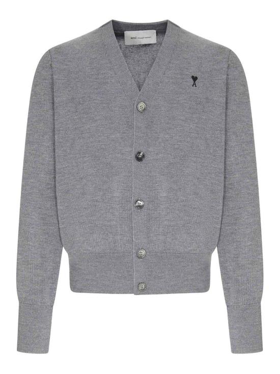 26FW 아미 ADC 울 V넥 가디건 HKC361001A336 GREY