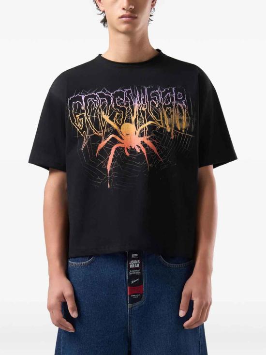 26FW 지씨디에스 반팔 티셔츠 C2MBQC073J079BLKOR BLACK - GCDS