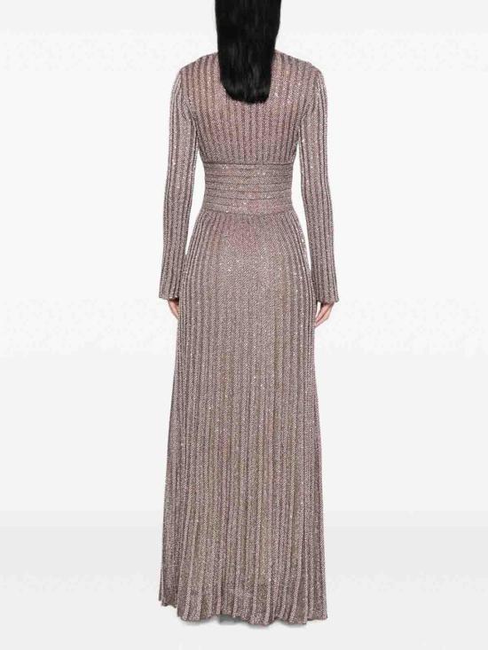26FW 미소니 롱 원피스 DS26WG0NBK01JBS30GG BROWN - MISSONI