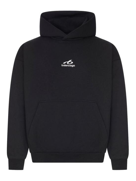 26FW 발렌시아가 바디스 미디엄 핏 후디 871956TUVQ51000 BLACK
