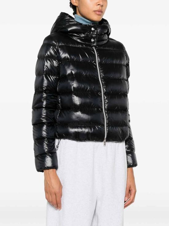 26FW 에르노 울트라라이트 구스다운 숏 패딩 자켓 12017ZPI00182DR9300 BLACK - HERNO