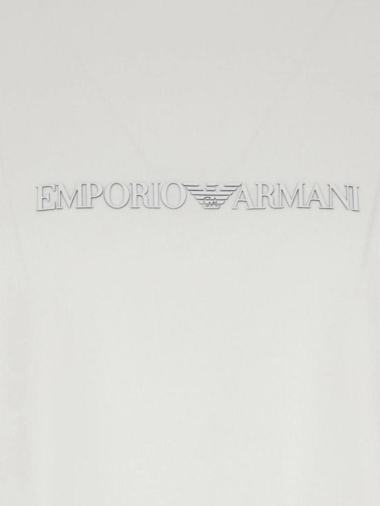 26FW 엠포리오 아르마니 반팔 티셔츠 AF13669EM004583M0307 WHITE - EMPORIO ARMANI