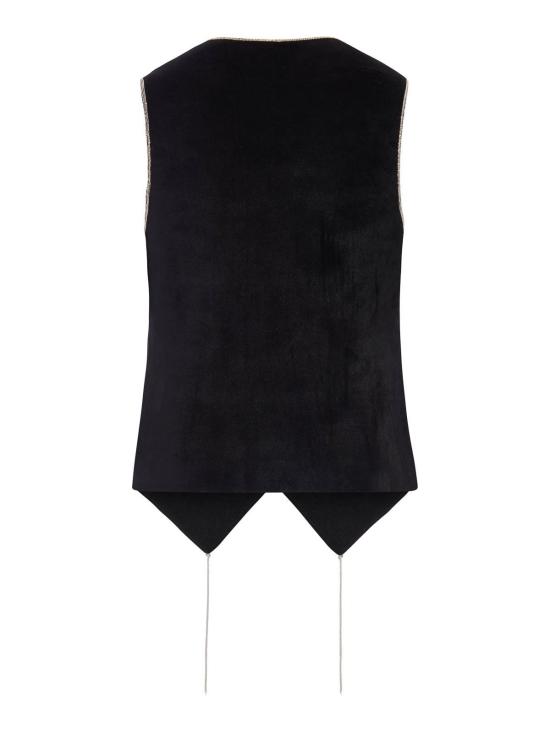 26FW 조르지오 아르마니 베스트 GW004189AF29357UC001 BLACK - GIORGIO ARMANI