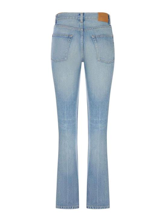 26FW 생로랑 오센틱 미디엄 블루 스트레이트 데님 진 873827Y863G4293 BLUE - SAINT LAURENT