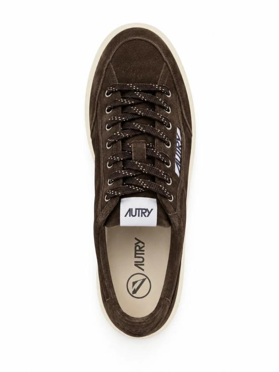 26FW 오트리 WINDSCAPE 로우 스니커즈 캔버스 SCLM KQ02 MARRONE - AUTRY