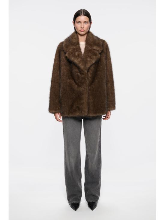 26FW 스탠드스튜디오 무스탕 667759485 85110 MARRONE - STAND