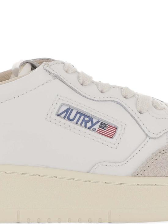 26FW 오트리 메달리스트 로우 레더 스니커즈 AULW LS16 WHITE LION - AUTRY